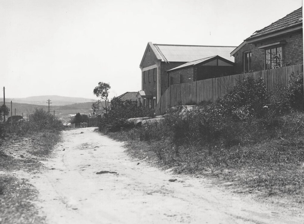 Whittle Avenue from Ethel Street, Balgowlah, 19th August 1933