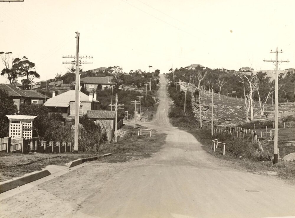 Woodland Street Balgowlah Heights, 24th August 1932