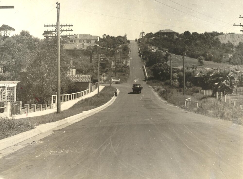 Woodland Street, Balgowlah Heights, 8th November 1938