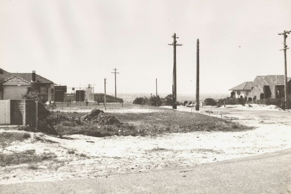 Woodland Street corner Abbott Street, Balgowlah Heights, September 1951