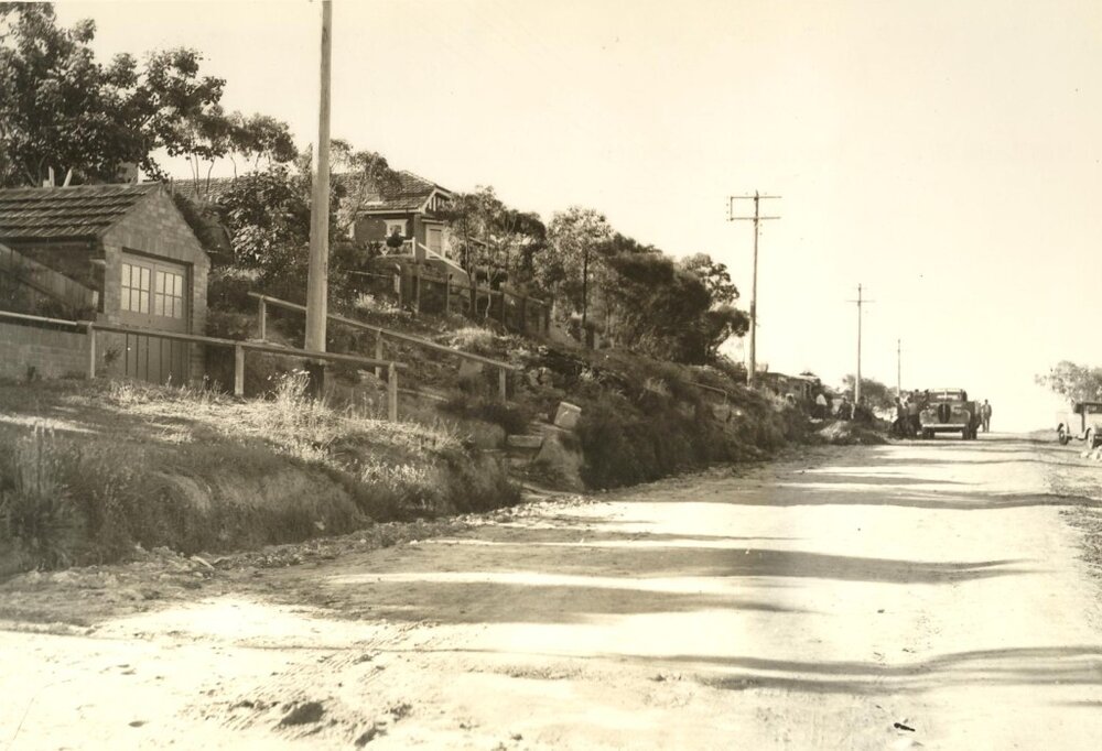 Woodland Street footpath excavation, Balgowlah Heights, 4th November 1938