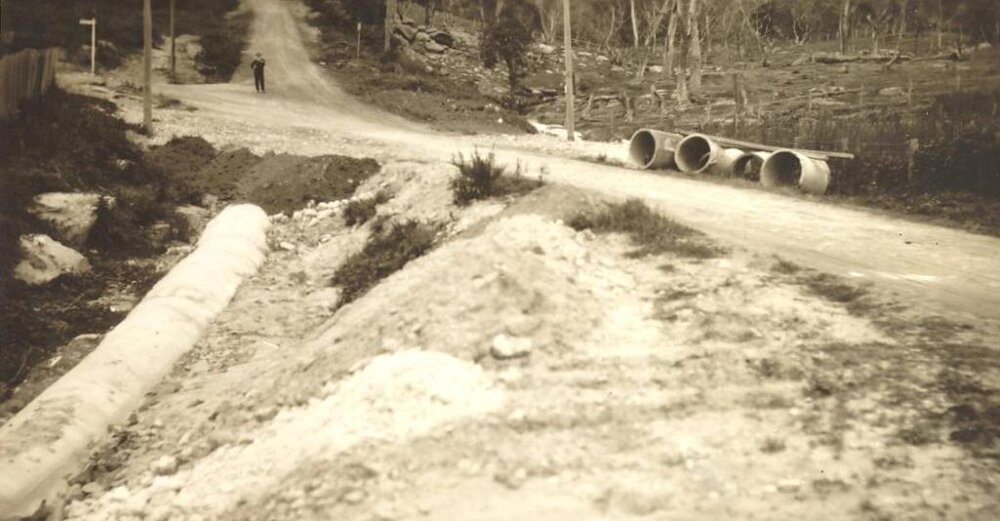 Woodland Street intersection with Beach Street, Balgowlah Heights, 28th November 1929