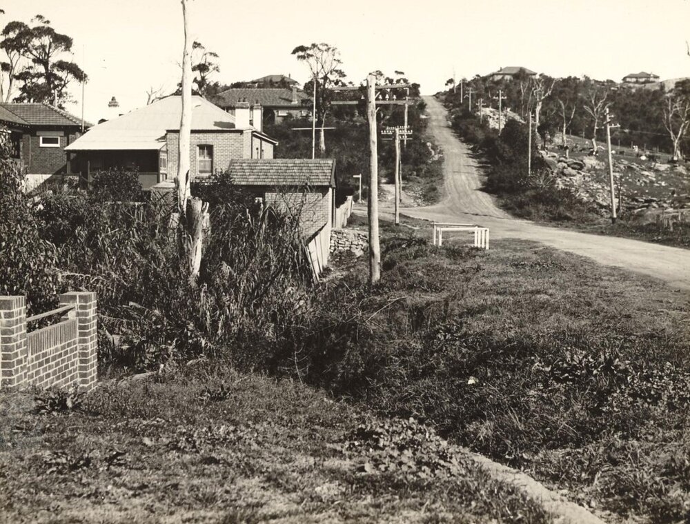 Woodland Street, Balgowlah Heights, on 24th August 1932
