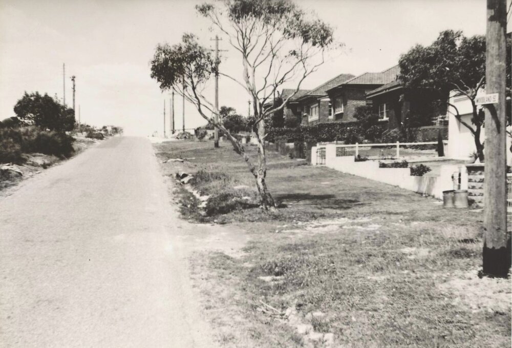 Woodland Street south of Ernest Street, Balgowlah Heights, October 1951