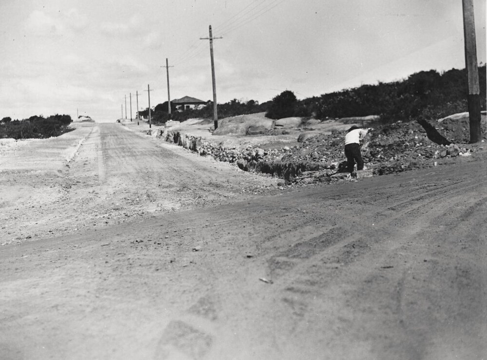 Woodland Street south of Ernest Street, Balgowlah Heights, 5th September 1935
