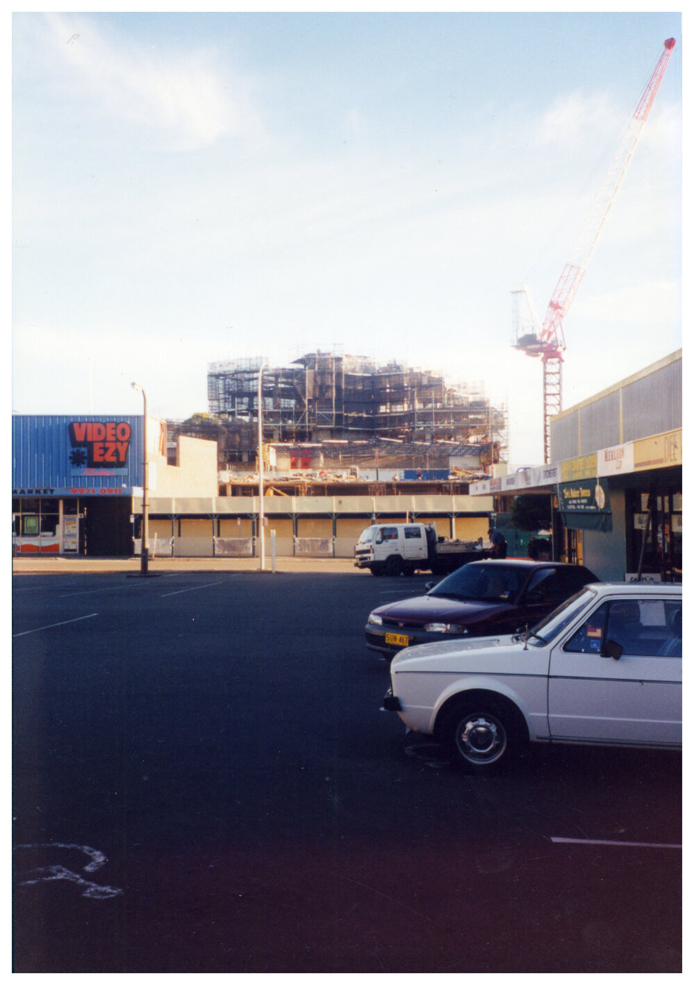 View towards Video Ezy on Howard Avenue, Dee Why c2000