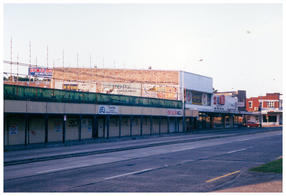 Shopfronts at Pittwater Road, Dee Why c1990s