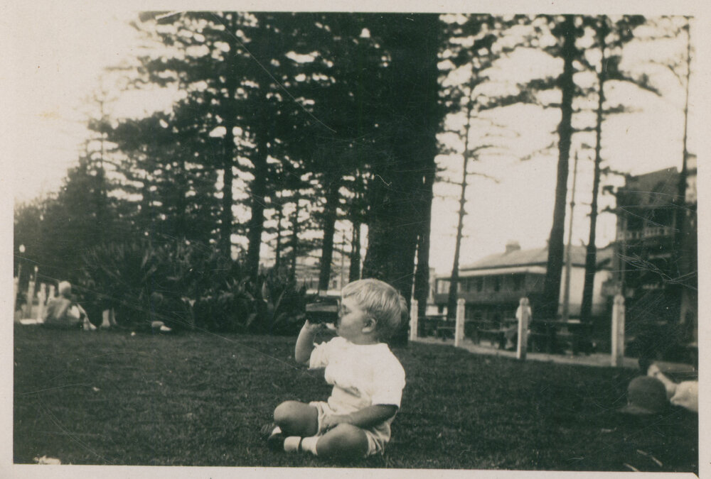 Russell Doust at Manly Beach 1930