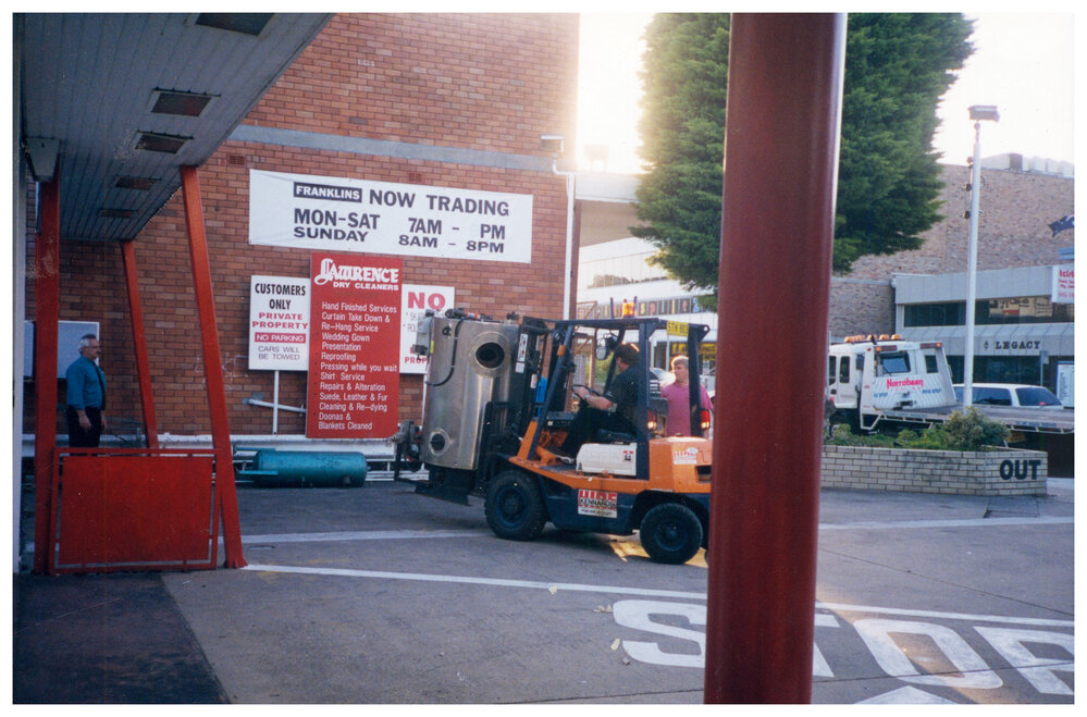 Lawrence Dry Cleaners in Dee Why, c1999