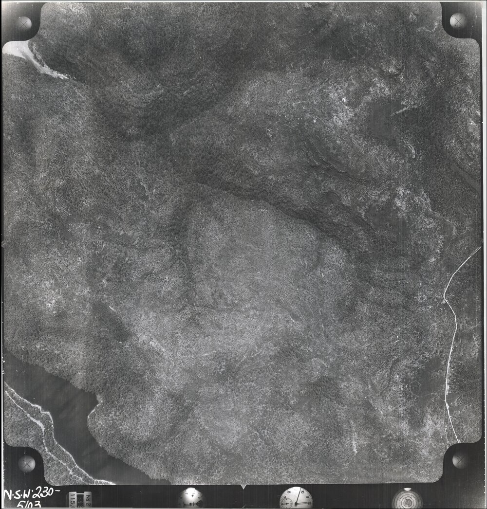 Aerial Photograph of Coal and Candle Creek, Ku-ring-gai Chase, 1956