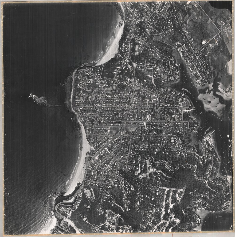 Aerial photograph of Newport, Bilgola Plateau, 1965