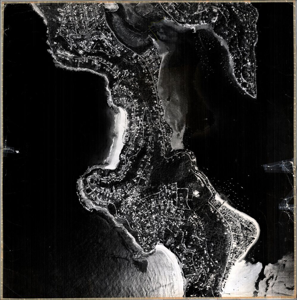 Aerial Photograph of Whale Beach, Palm Beach, 1965