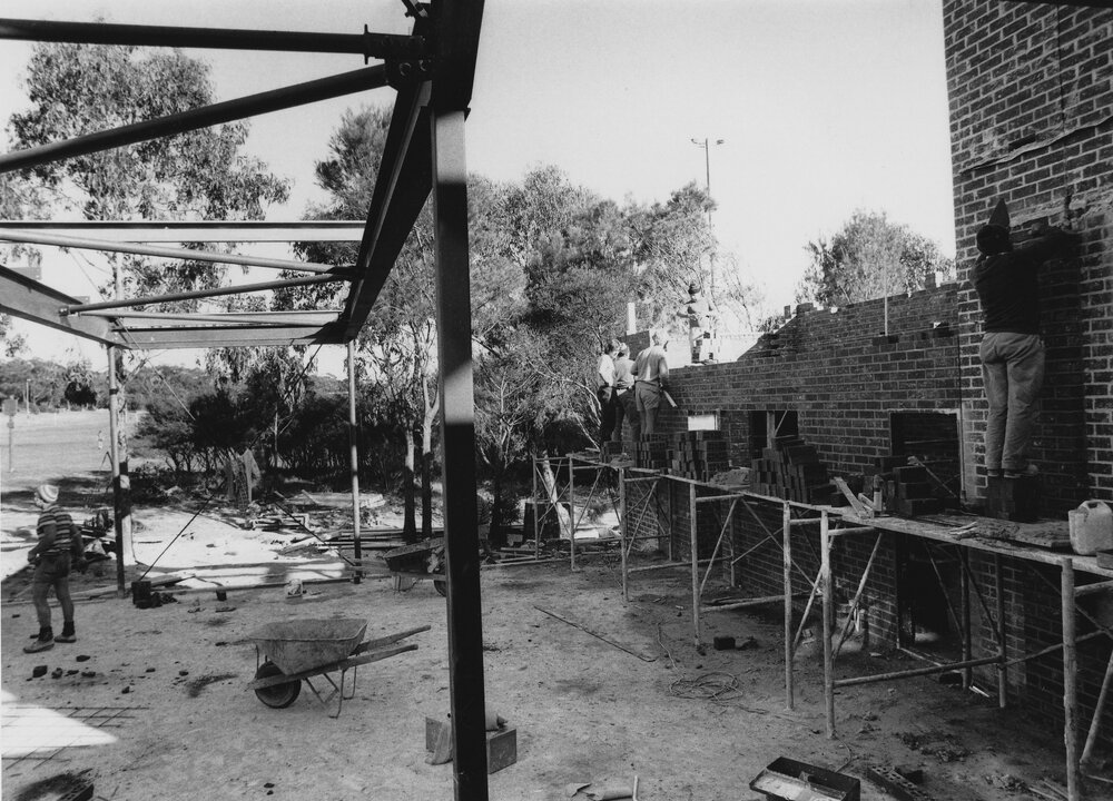 Glen Street Theatre Under Construction