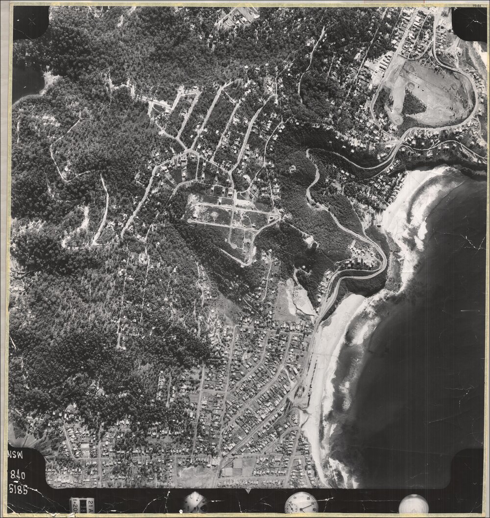 Aerial photograph of Newport, Bilgola, 1961