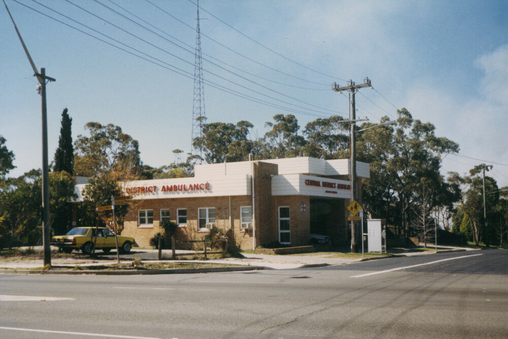 Belrose ambulance station, Corner Forest Way &amp; Wearden Road 1988