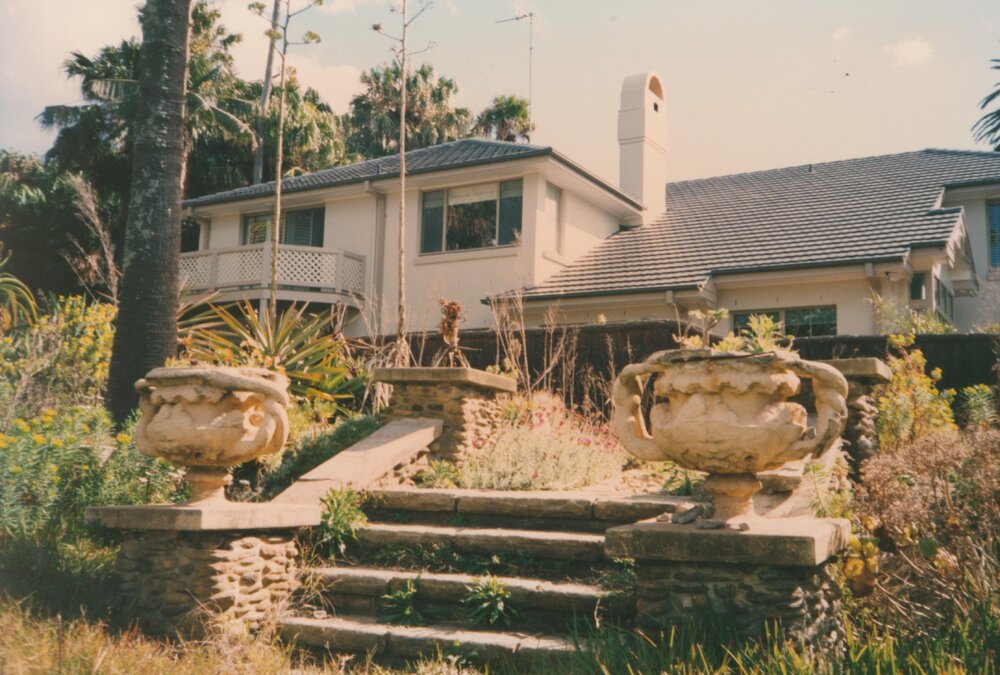  Urns which stood outside Bilgola House, Bilgola 