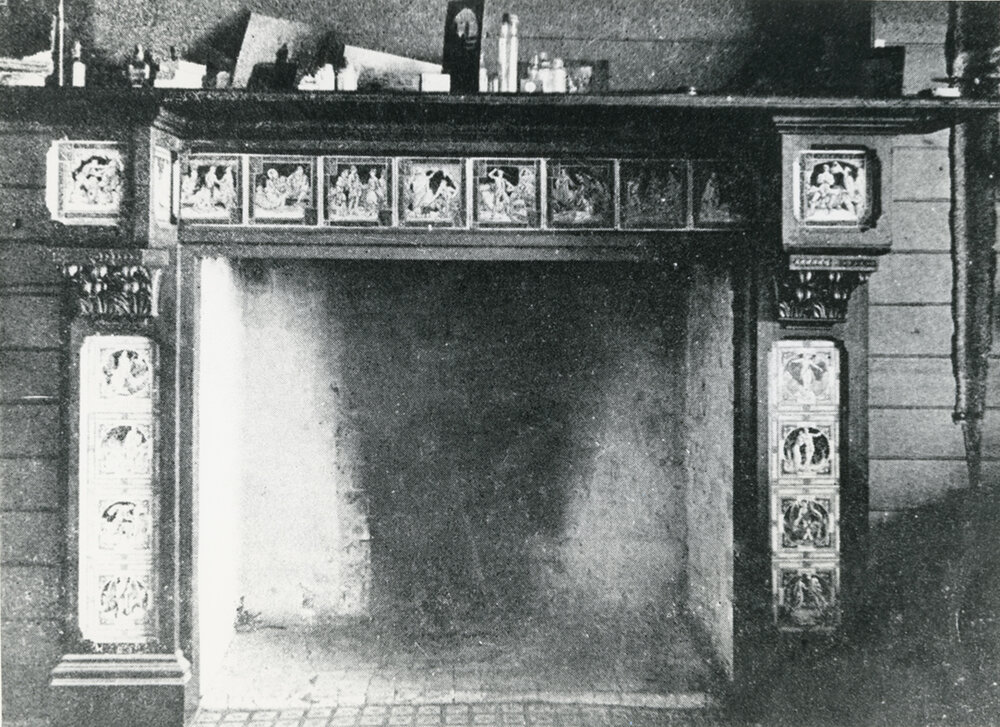 Bilgola House fireplace, Bilgola Beach1930s 