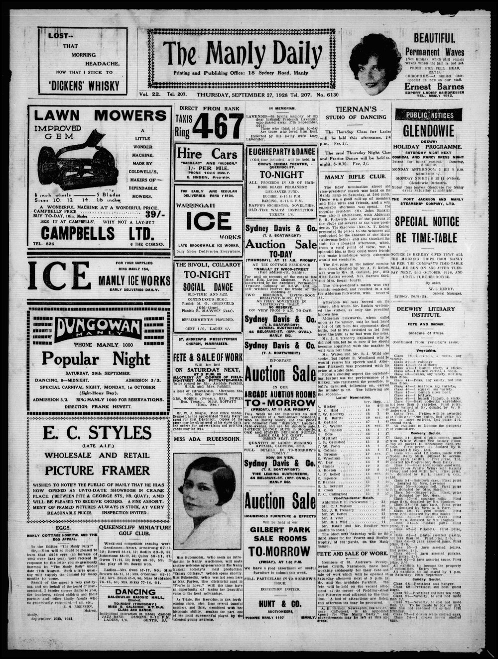 The Manly Daily, Thursday 27 September 1928