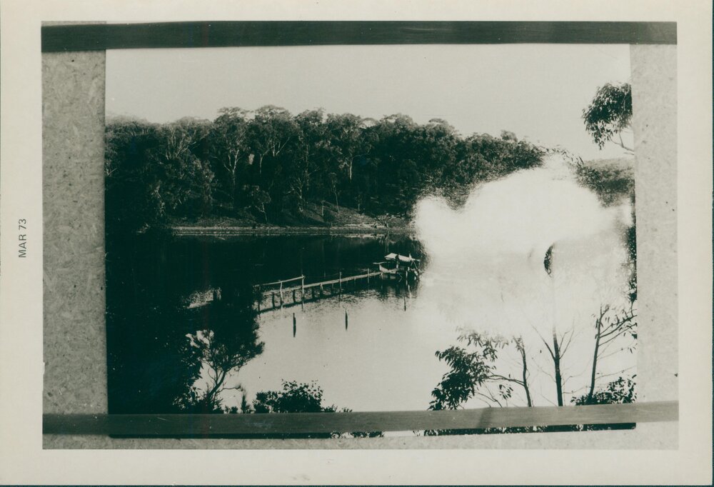 Photograph of an unknown wharf