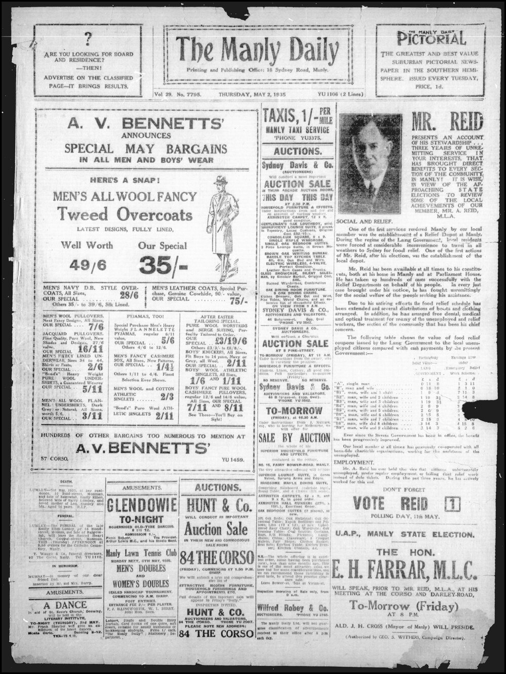 The Manly Daily, Thursday 2 May 1935