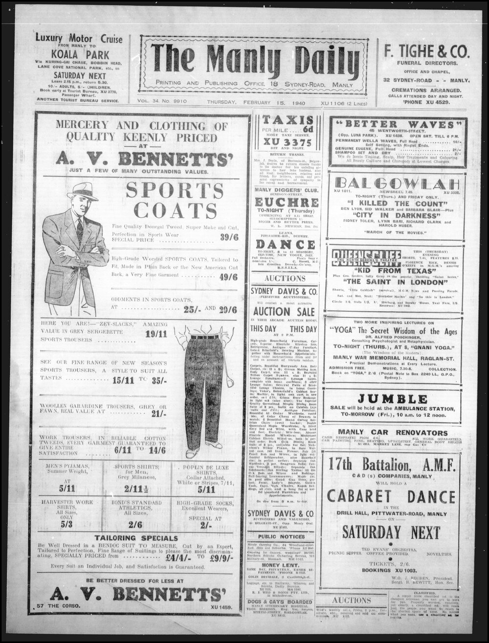 The Manly Daily, Thursday 15 February 1940