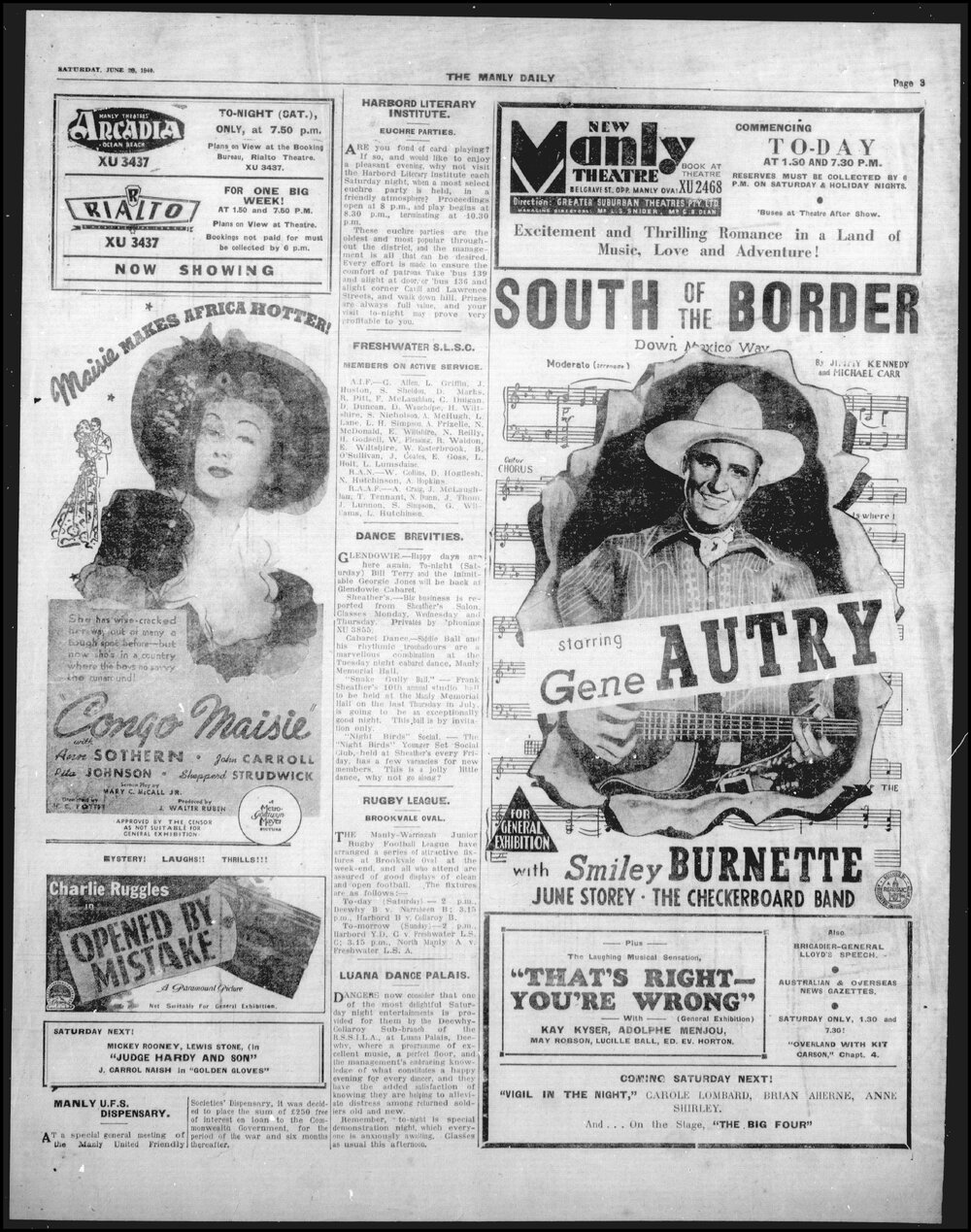 The Manly Daily, Saturday 29 June 1940