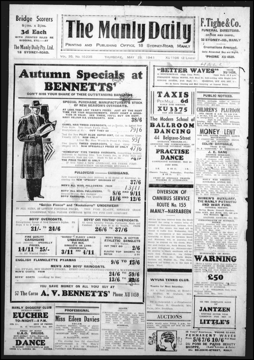 The Manly Daily, Thursday 29 May 1941