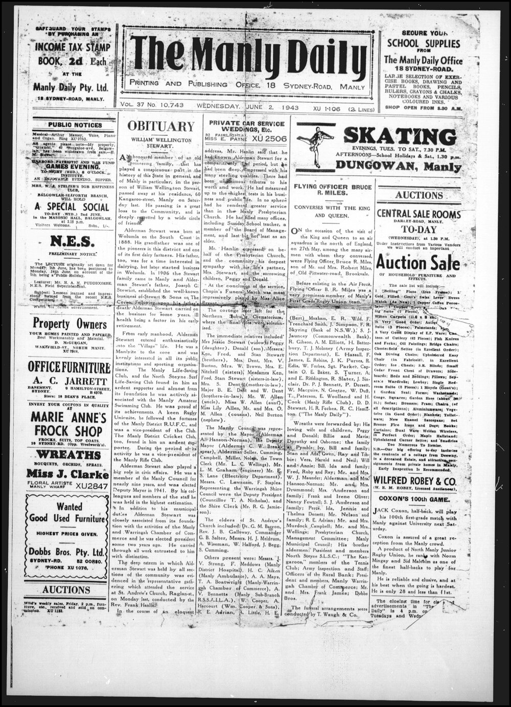 The Manly Daily, Wednesday 2 June 1943