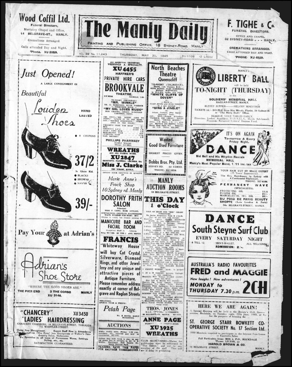 The Manly Daily, Thursday 31 May 1945