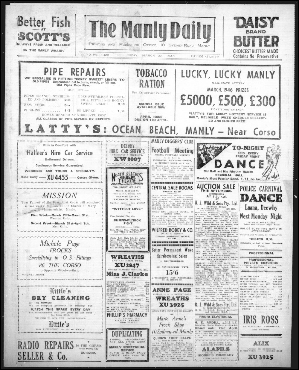 The Manly Daily, Friday 22 March 1946