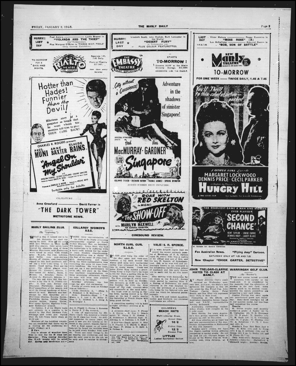 The Manly Daily, Friday 9 January 1948