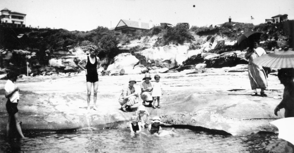 Dee Why Beach rock pool 1925