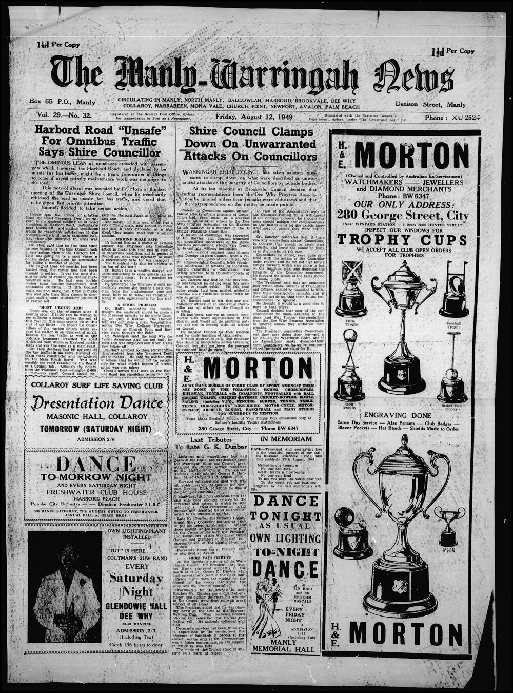 The Manly and Warringah News Friday, 12 August 1949