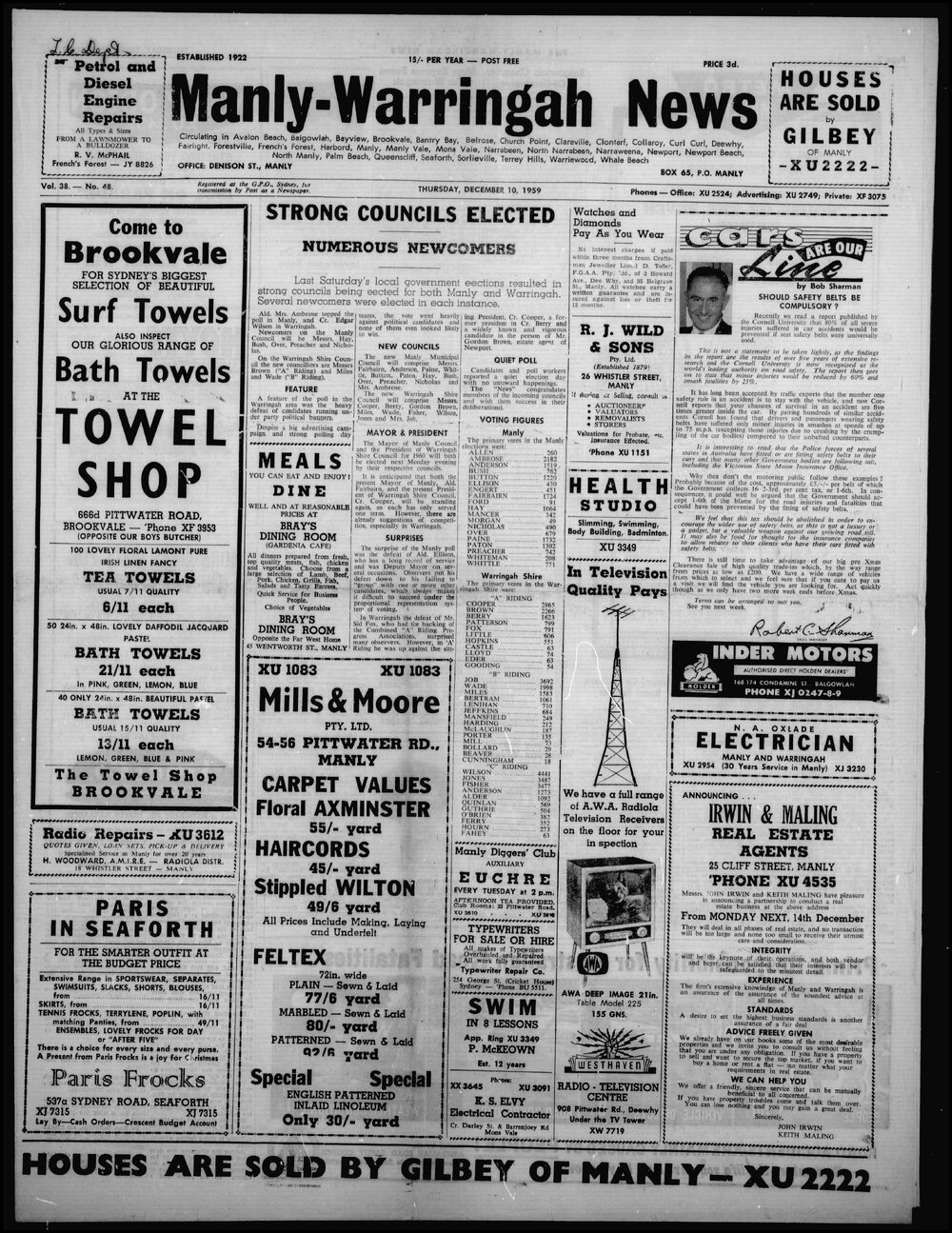 The Manly and Warringah News Thursday, 10 December 1959
