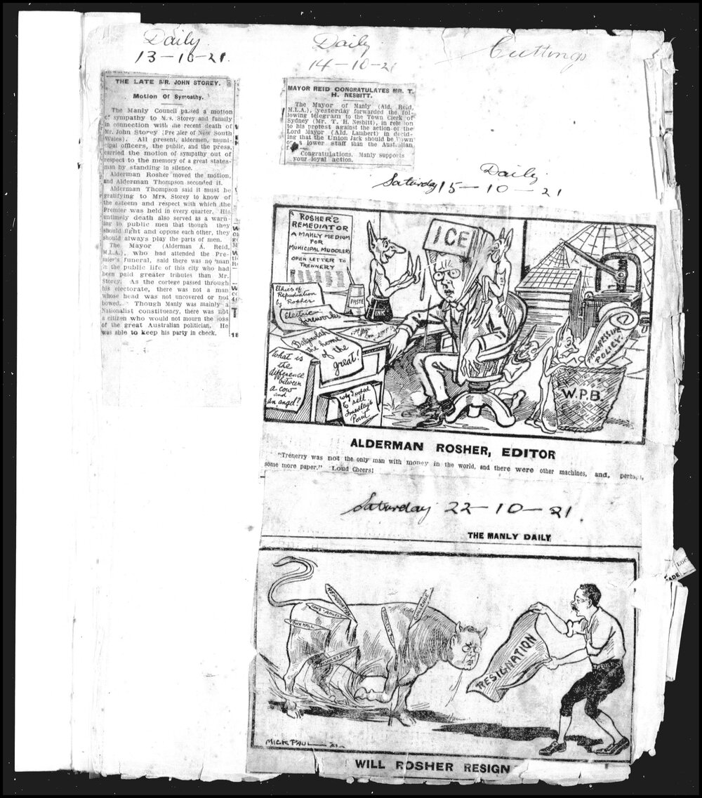 Wellings Cuttings Books Fiche 1 Vol 3 13-10-1921 to 15-10-1926