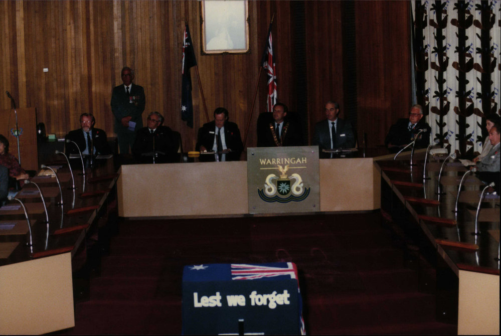 Anzac Day ceremony, Civic Centre, Dee Why