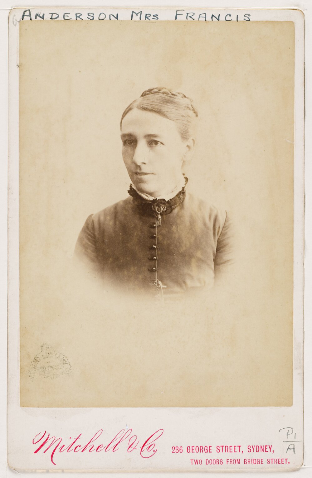 Portrait of Maybanke Anderson, c1880