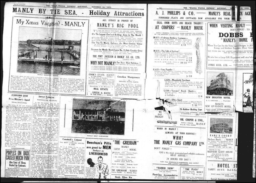Wellings Cuttings Books Fiche 2 Vol 5 5-10-1931 to 30-05-1935