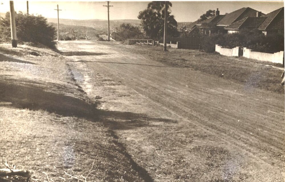 Scales Parade north from Hilder Road, Balgowlah Heights, 29th June 1946