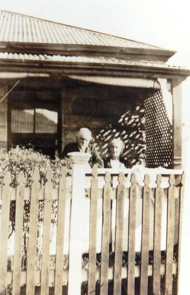 Leon Ferret and Maria Ferret nee Heaton, 41 Francis Street early c1920s