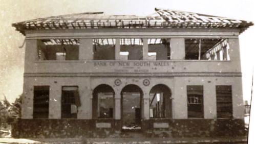 Bank of NSW, Darwin Branch, bombed in WWII 