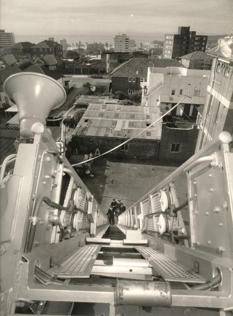 Fairlight Fire Station training, c1982