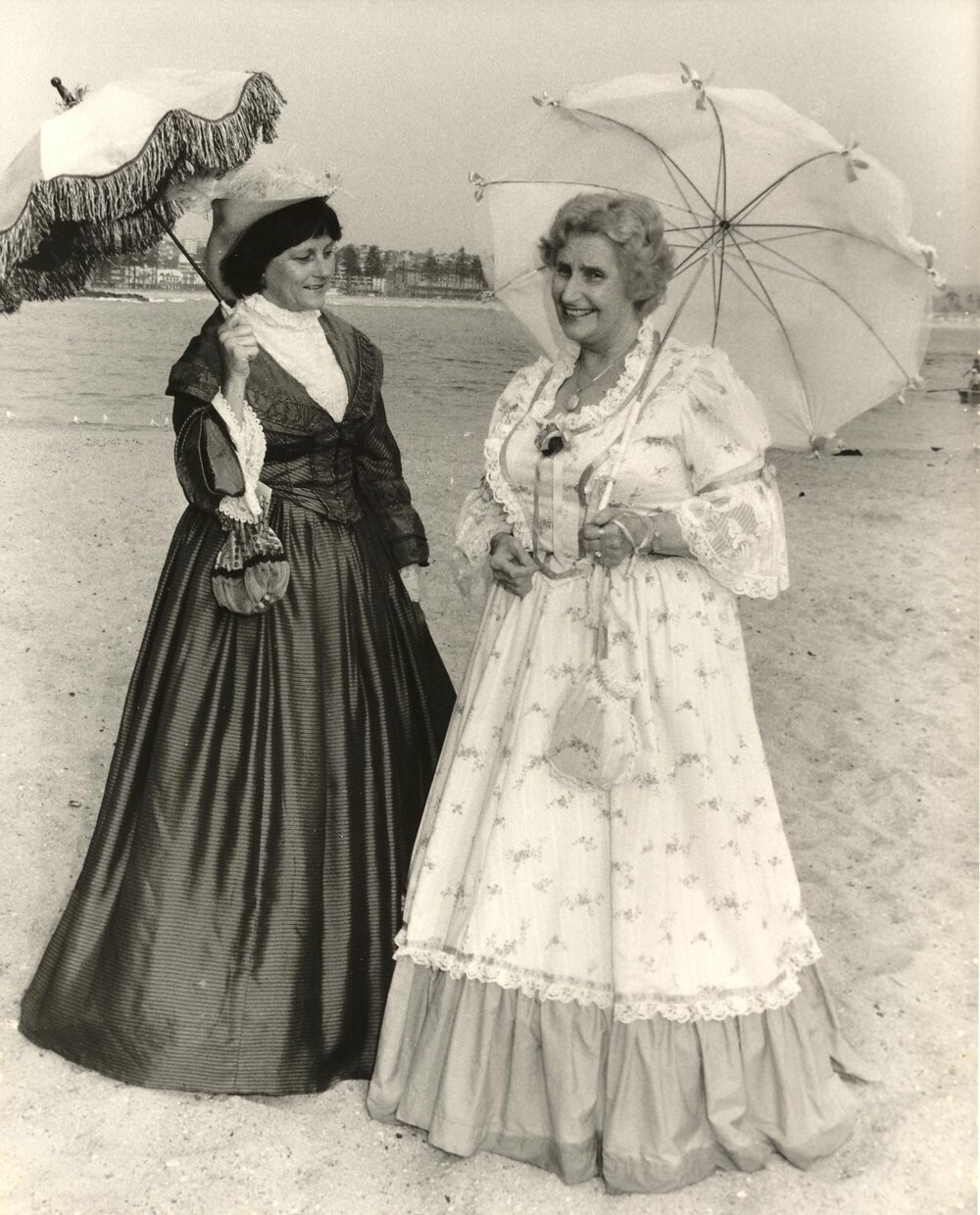 Joan Thorburn and friend, Colonial Day 