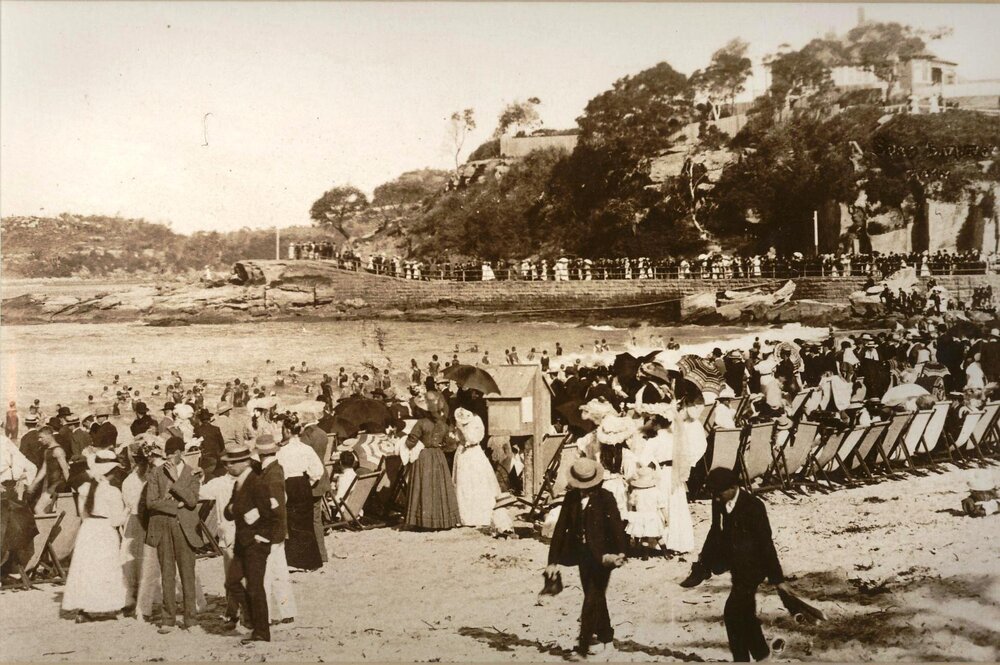 Ocean Beach, Manly, c1900s
