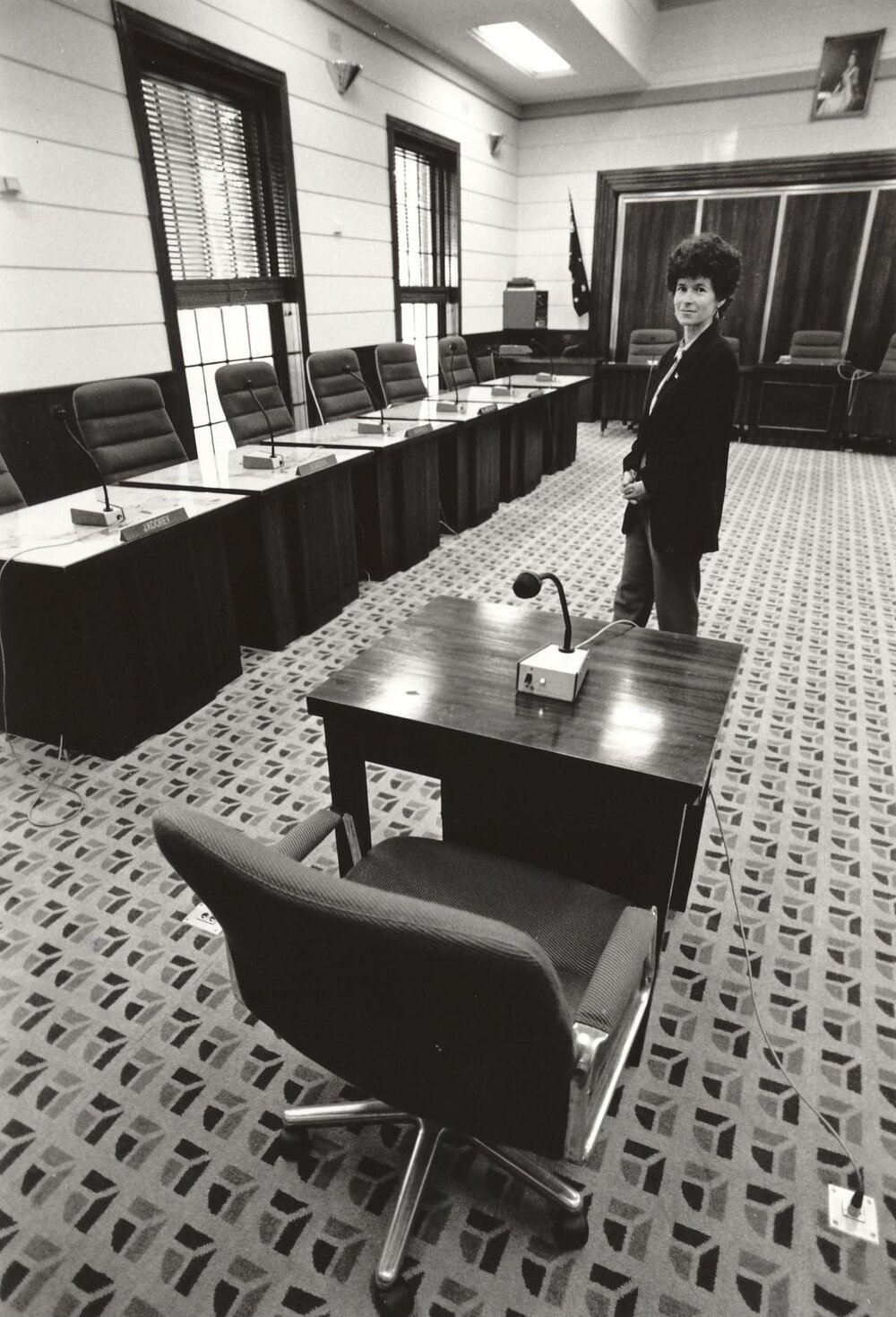 Mayor Sue Sacker, Council Chambers, 1994