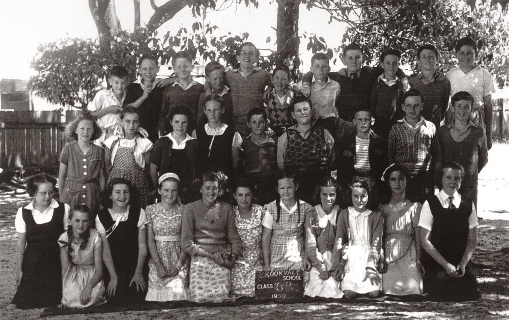 Brookvale school 6th class, 1950