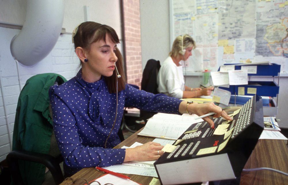 Warringah Shire Council employees, Annie Selman on switchboard