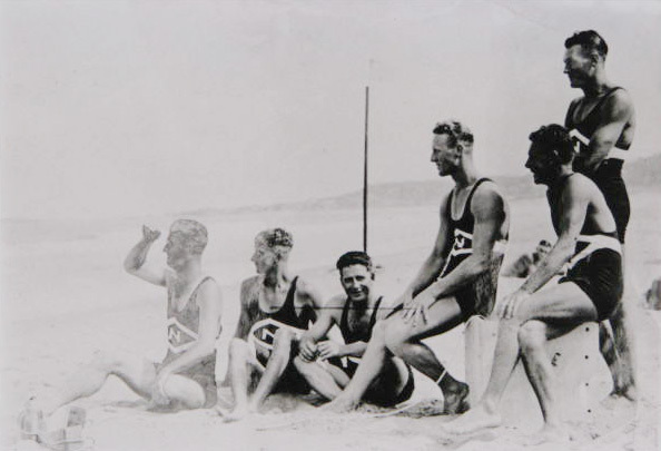 North Narrabeen SLSC at Beach, c1930