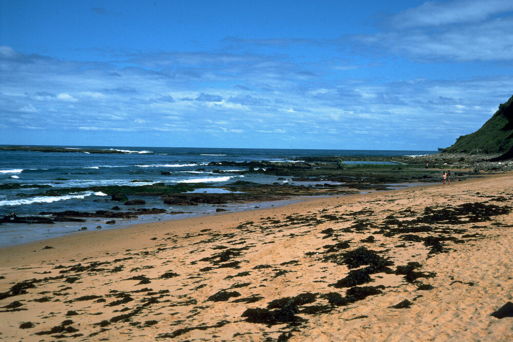 Erosion at Newport Beach, Newport, 1986