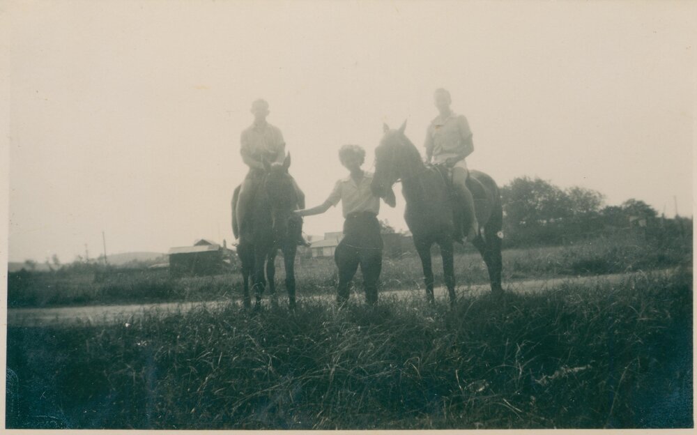 Horse Riding at Narrabeen, 1943